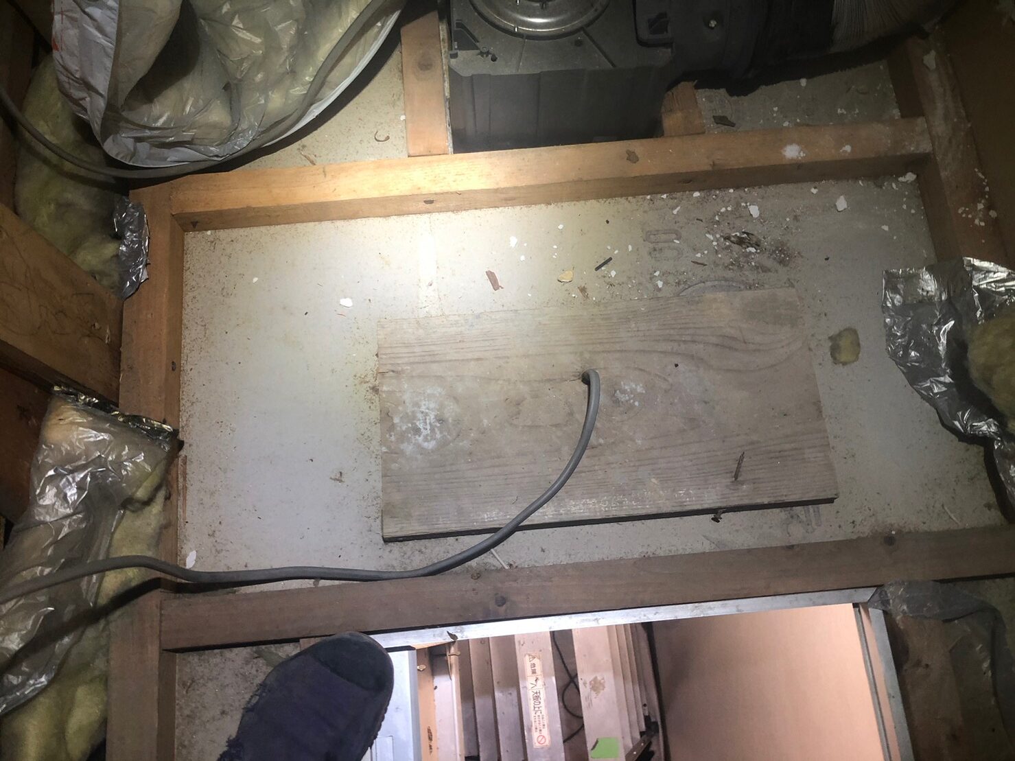 佐賀県小城市　イタチによる被害　N様邸　駆除実績