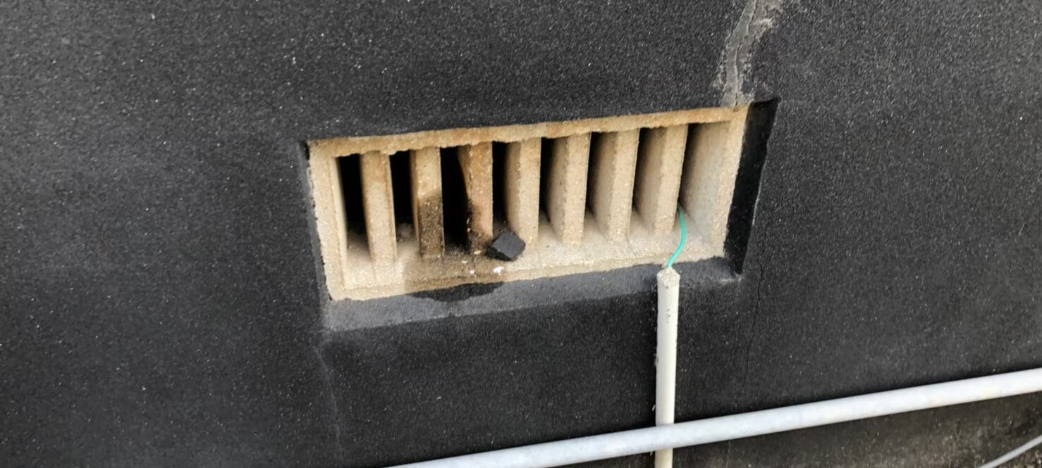 ネズミによる被害　M様邸　駆除実績