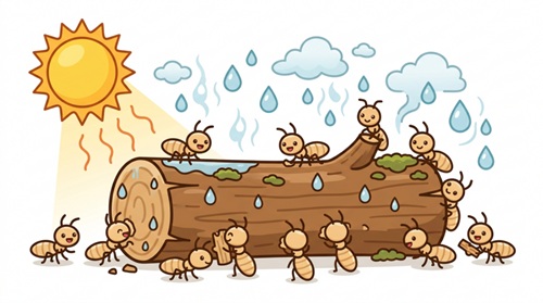 温暖多湿な気候がシロアリに最適