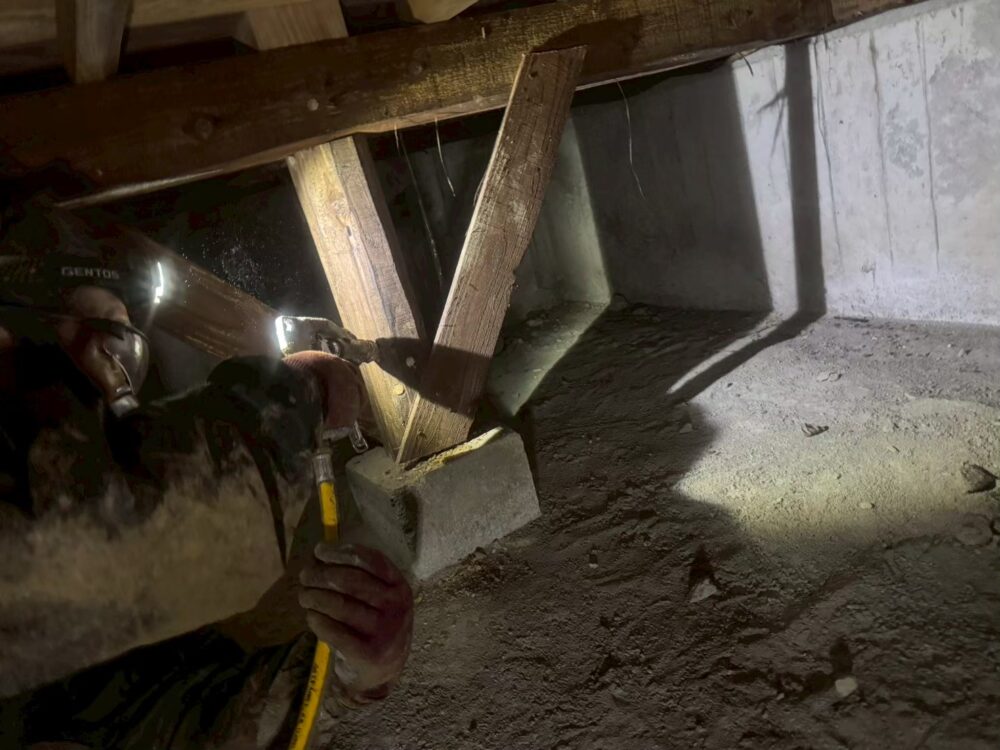 佐賀県鹿島市　シロアリ(白蟻）による被害　H様　駆除実績