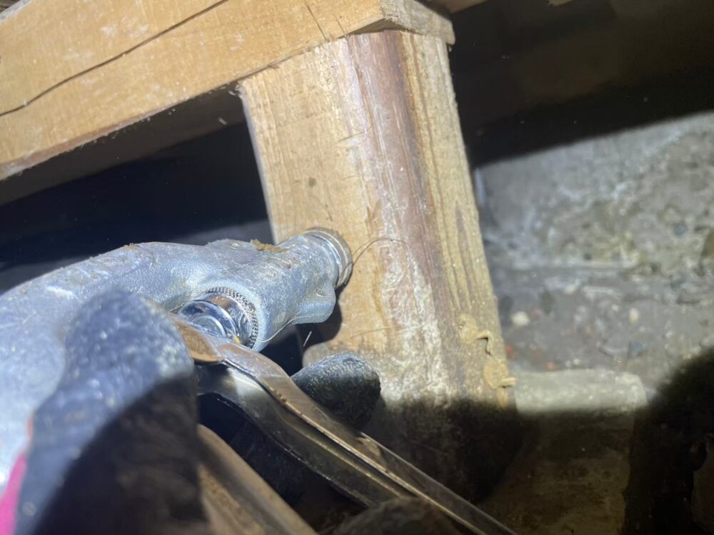 福岡県嘉麻市　シロアリ(白蟻）による被害　J様邸　駆除実績