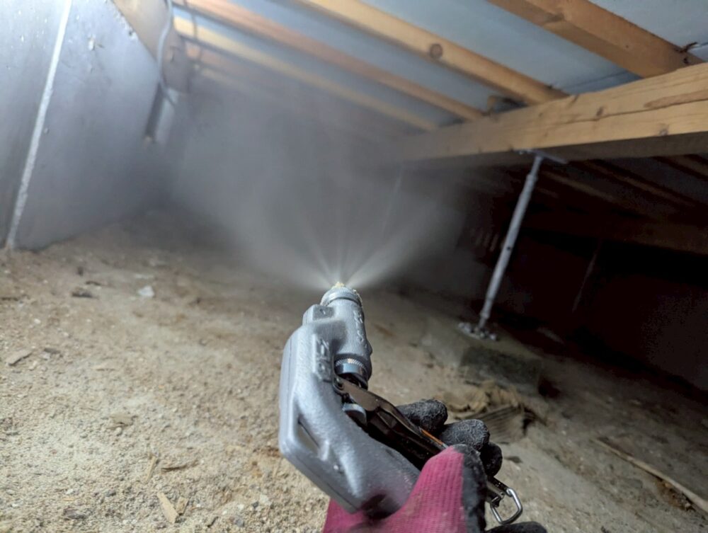 福岡県飯塚市　シロアリ(白蟻）による被害　H様邸　駆除実績