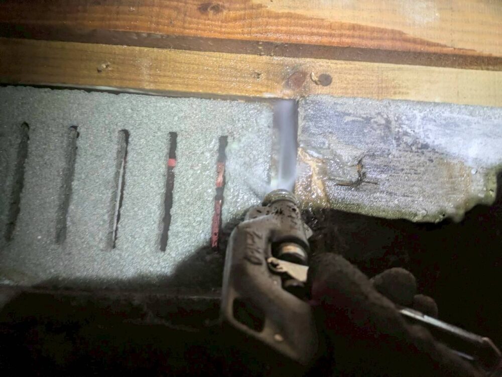 佐賀県神埼郡吉野ヶ里町　シロアリ(白蟻）による被害　U様邸　駆除実績