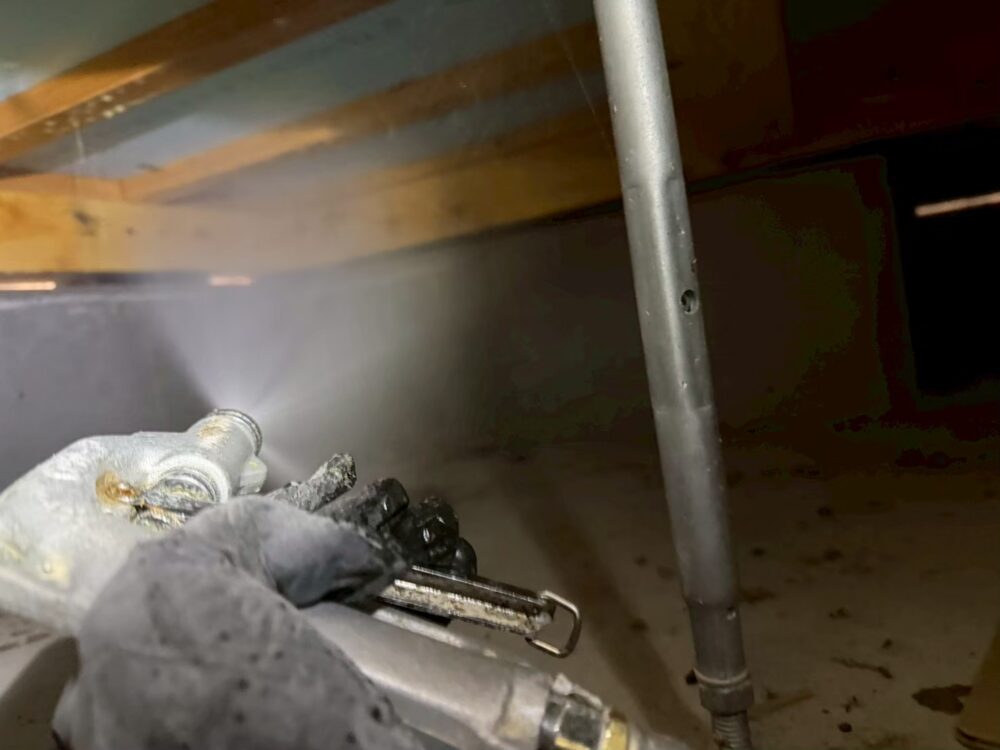 佐賀県多久市　シロアリ(白蟻）による被害　k様邸　駆除実績