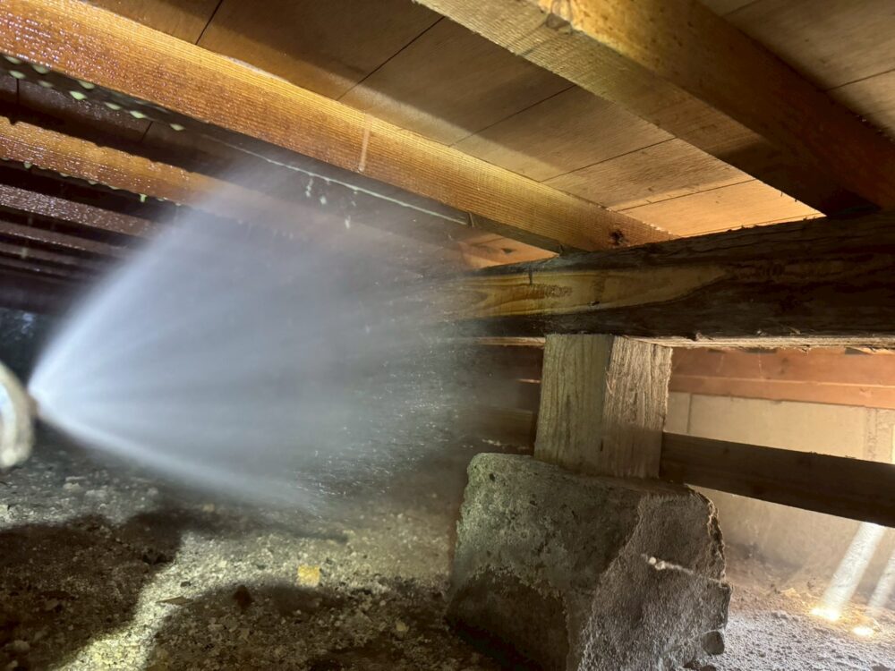 佐賀県有田町　シロアリ(白蟻)による被害　N様邸　駆除実績