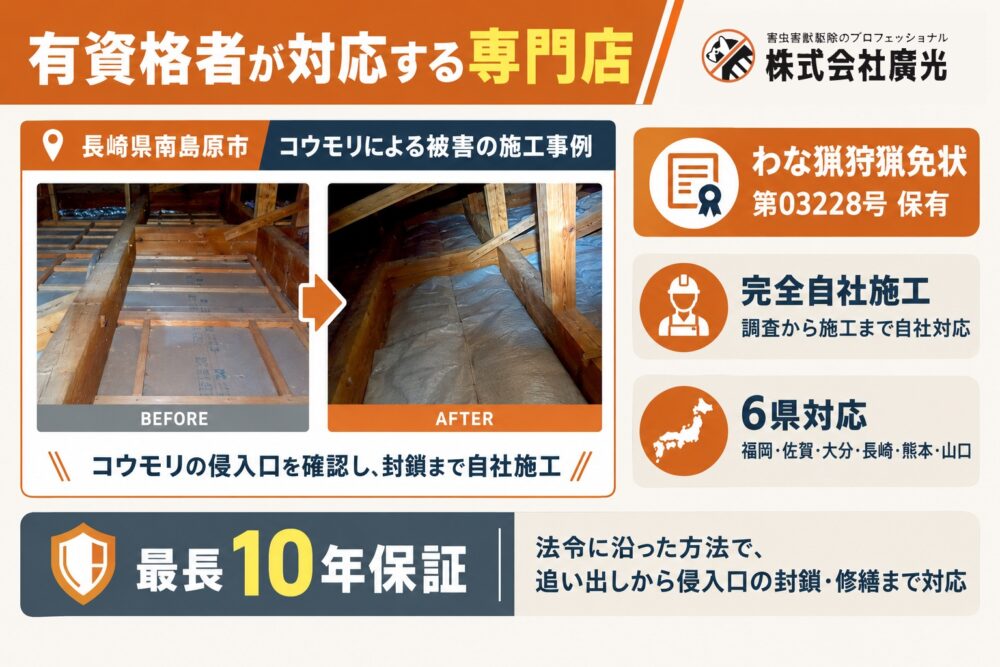 有資格者が対応する廣光