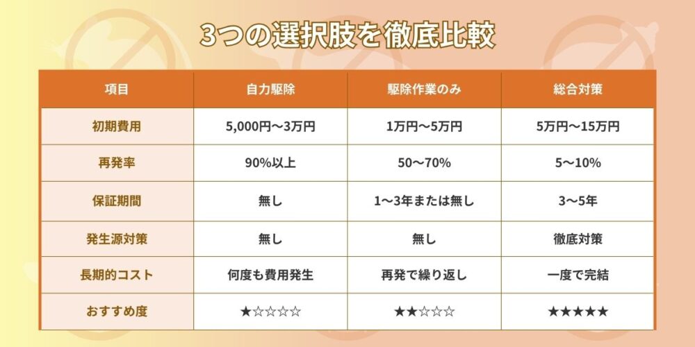 3つの選択肢を徹底比較
