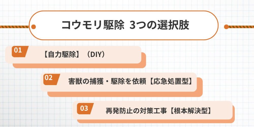 北九州コウモリ‐3つの方法‐コラム