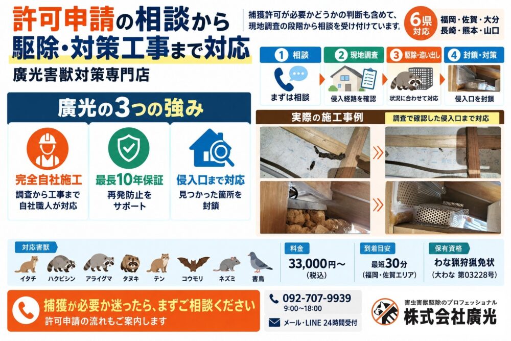 害獣駆除なら廣光