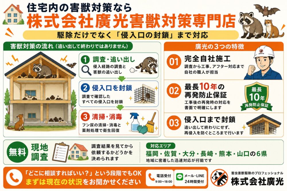 害獣駆除なら廣光