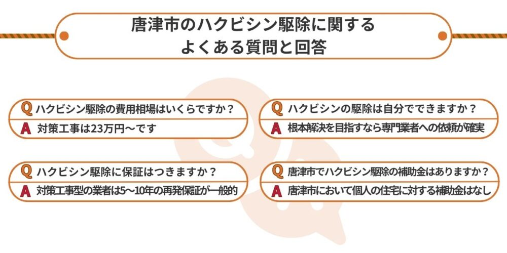 唐津市のハクビシン駆除に関するよくある質問と回答
