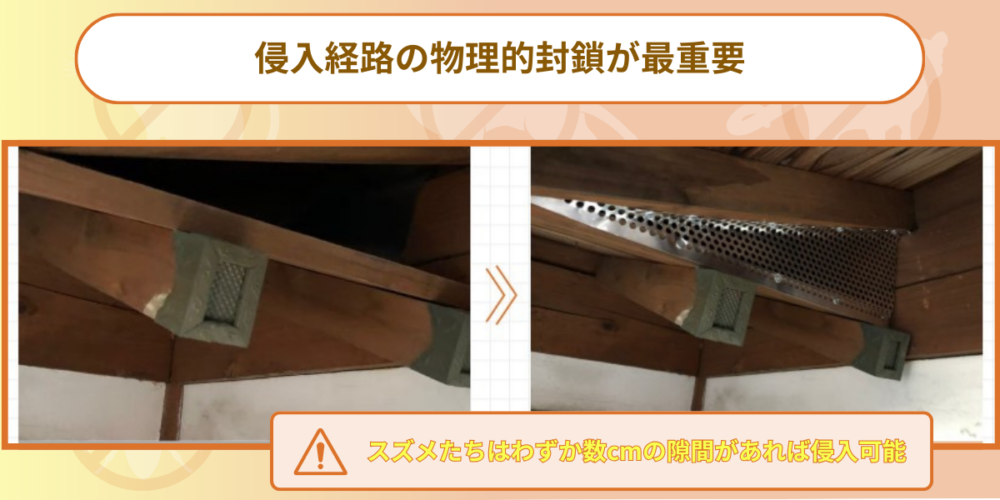 久留米スズメ‐物理的封鎖