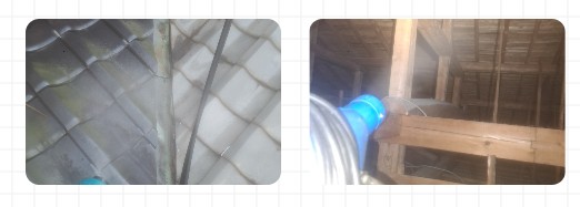 廣光の屋根裏作業