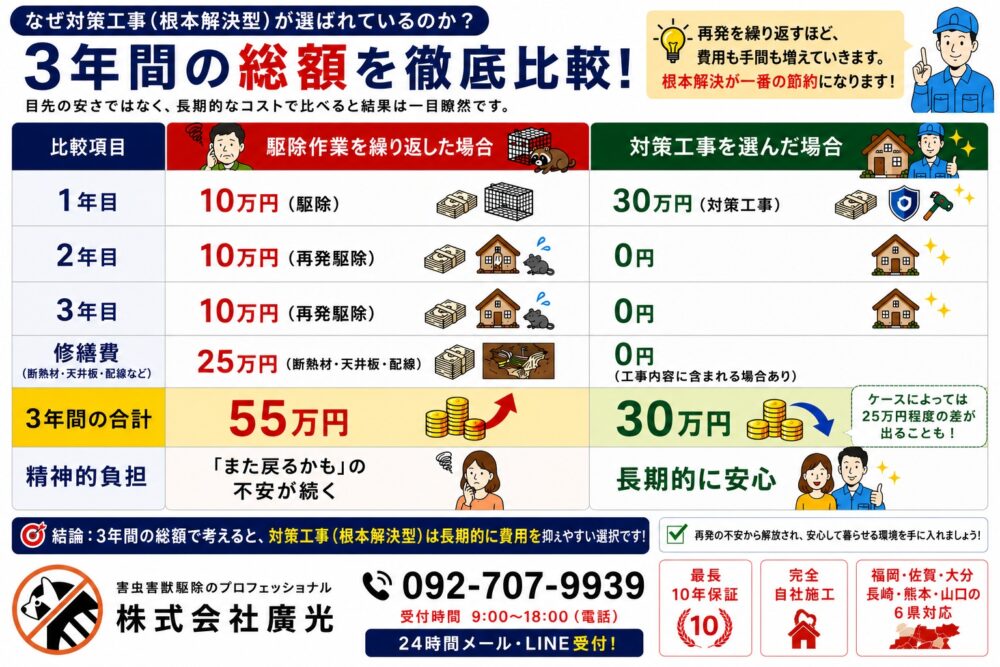 長期的コスト比較