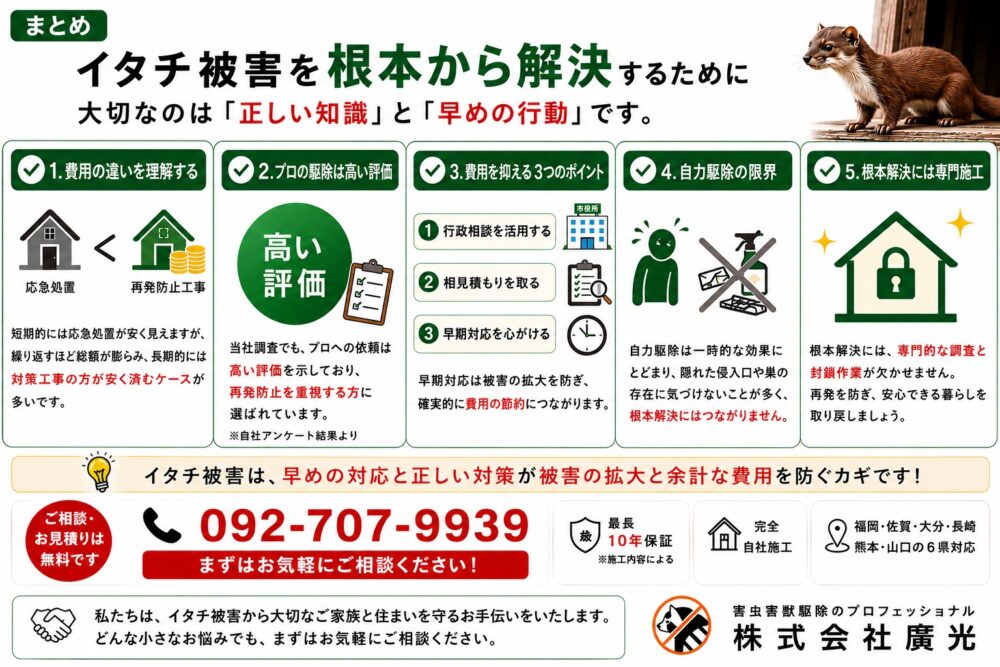 まとめ｜費用だけで判断せず長期的な視点で選ぶ