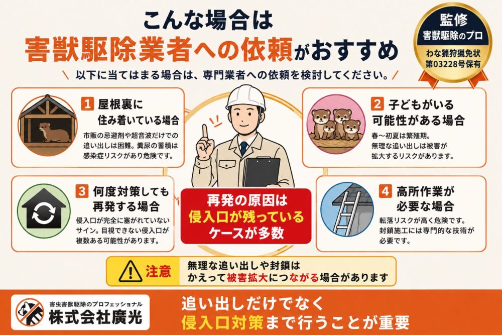 業者依頼のおすすめ
