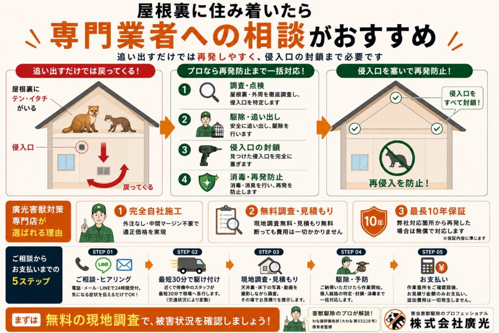専門業者への相談がおすすめ