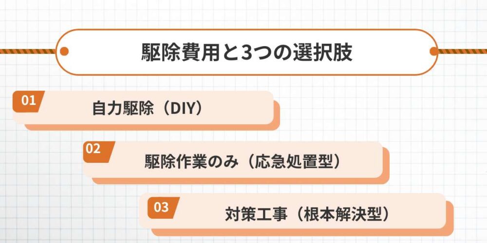シロアリ対策には3つの選択肢｜長期的に最も賢い方法はどれか