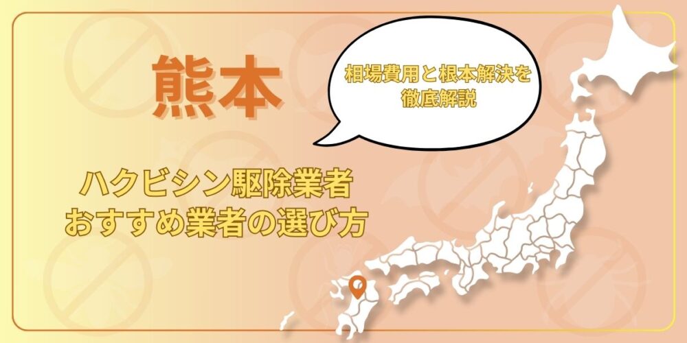 熊本のハクビシン駆除おすすめ業者｜相場費用・根本解決まで徹底解説