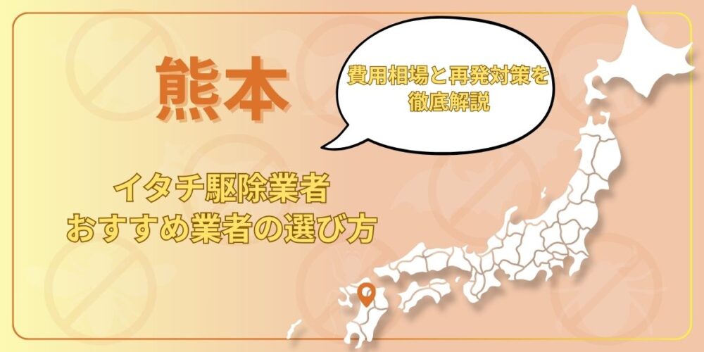 【熊本】イタチ駆除おすすめ業者｜費用・法律・再発防止までプロが解説
