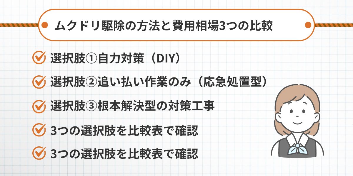 ムクドリ駆除の方法と費用相場3つの比較
