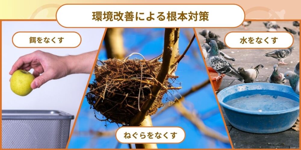 環境改善による根本対策