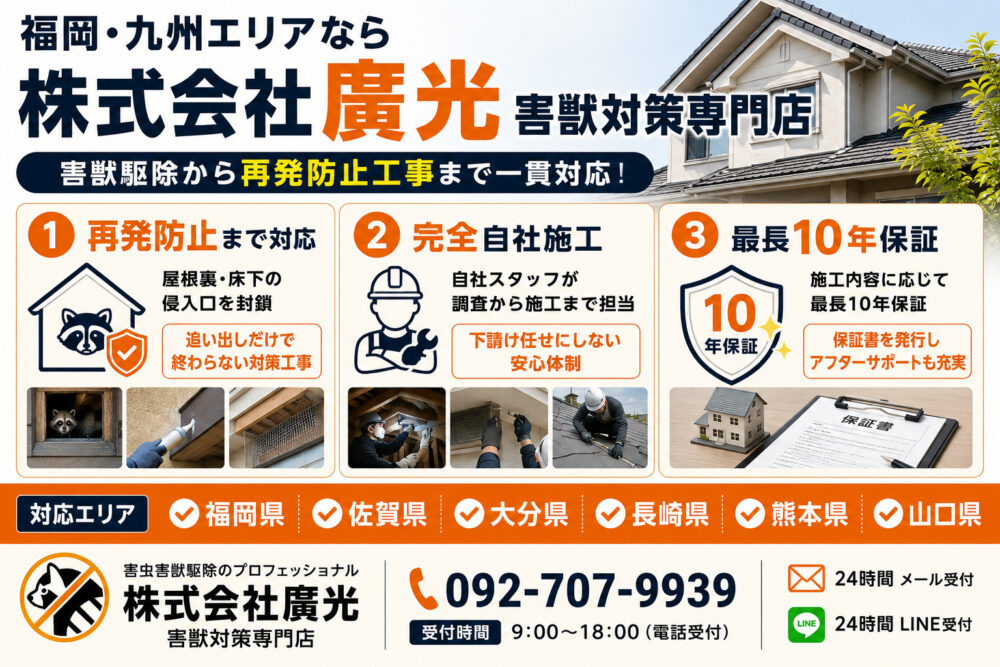 株式会社廣光害獣対策専門店について