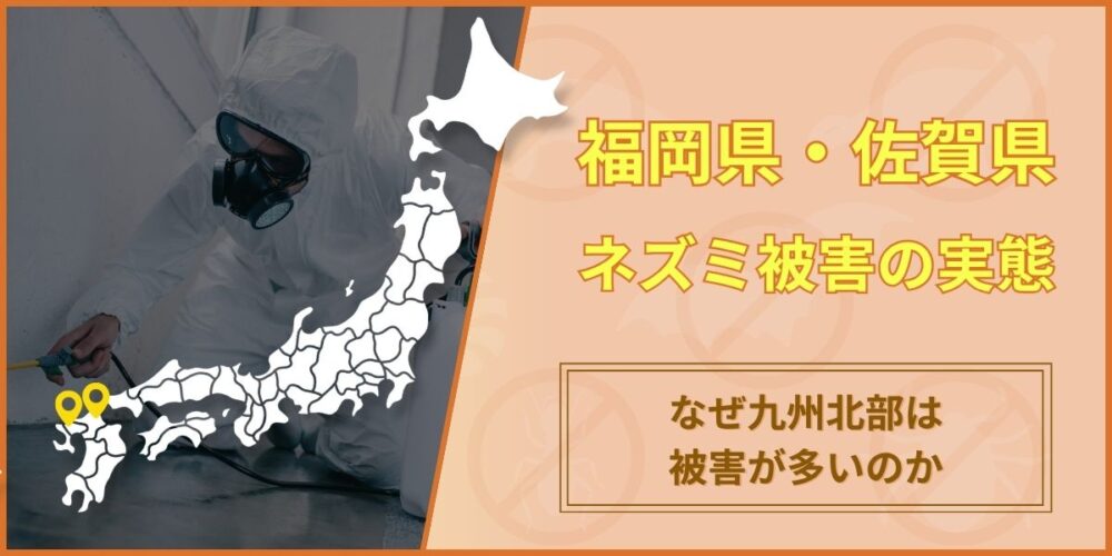 福岡県・佐賀県 ネズミ被害の実態