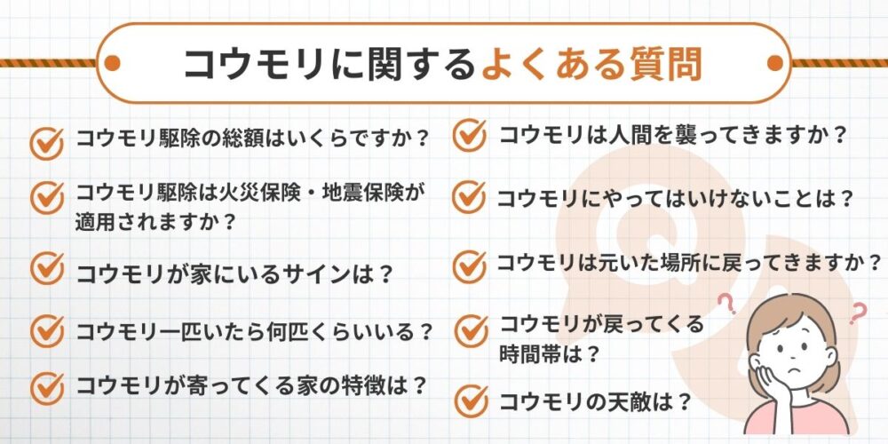 福岡コウモリよくある質問