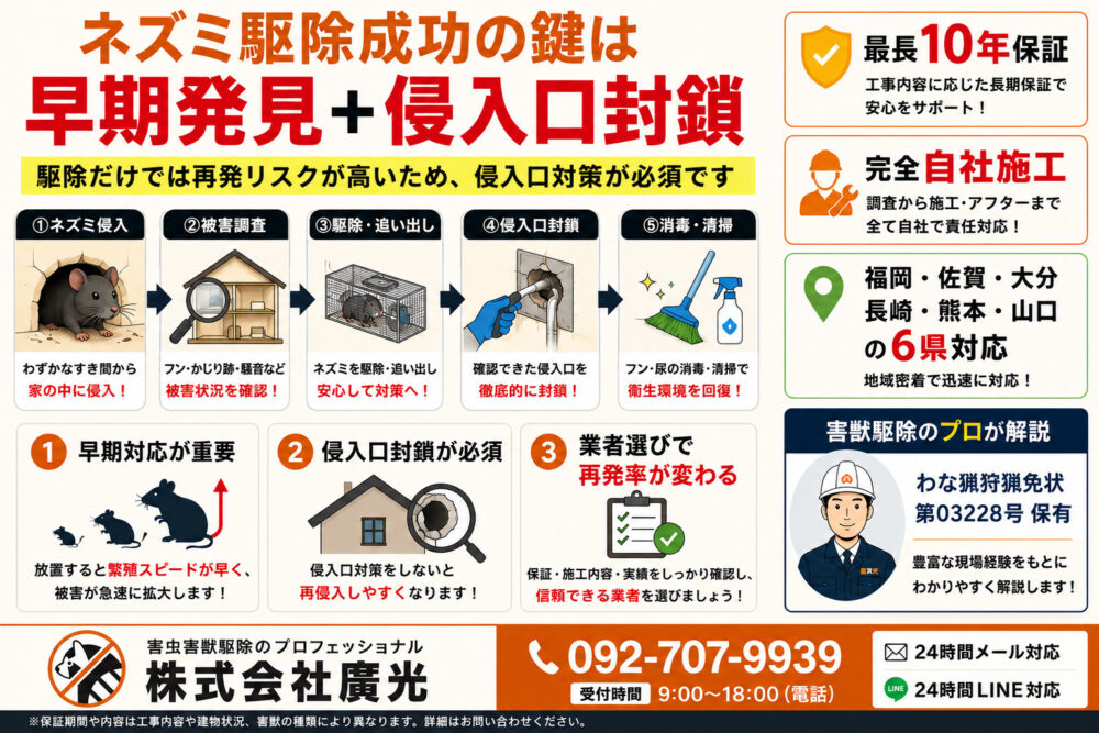 ネズミ駆除完全ガイド！効果的な退治・対策方法を徹底解説【2026年最新】