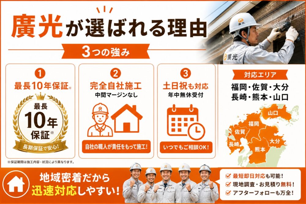 下関のスズメ駆除なら株式会社廣光害獣対策専門店