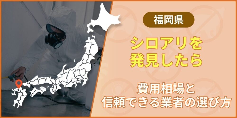 福岡のシロアリ駆除費用と業者の選び方｜失敗しない5つのポイント