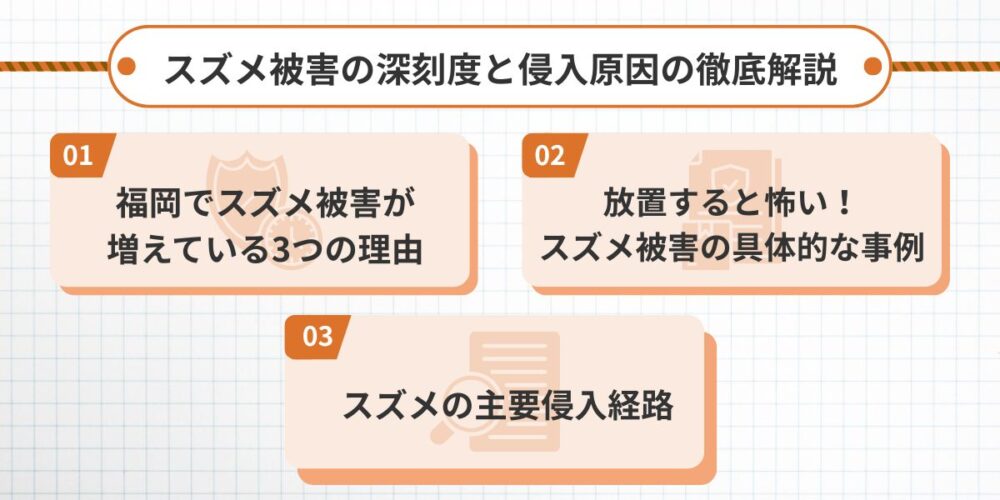 スズメ被害の深刻度と侵入原因の徹底解説