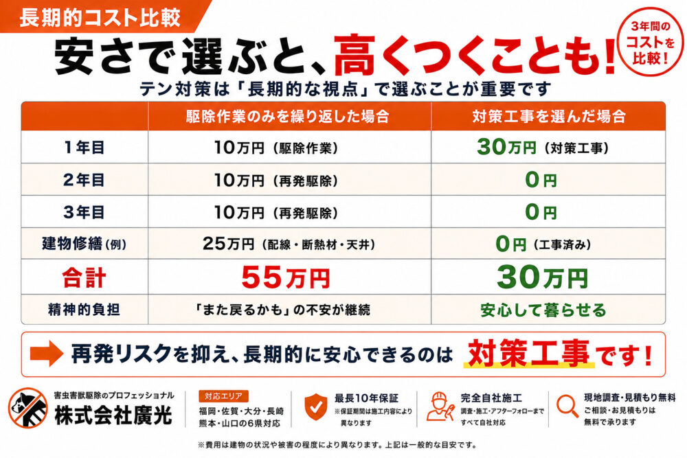 長期的コスト比較