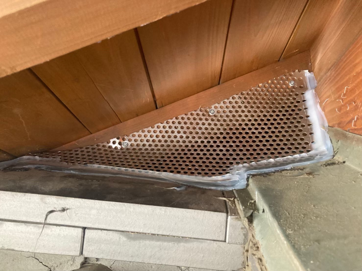 アライグマによる被害　S様邸　駆除実績