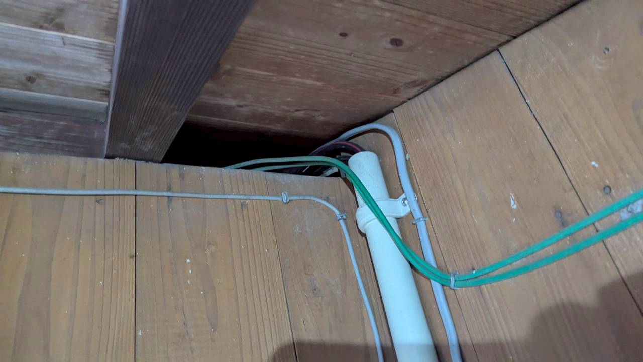 熊本県阿蘇市　アライグマによる被害　O様邸　駆除実績