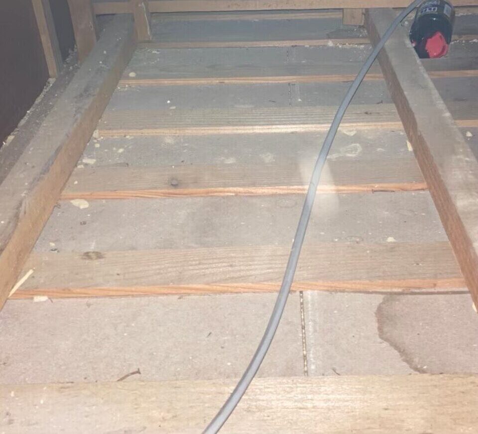 イタチによる被害　N様邸　駆除実績