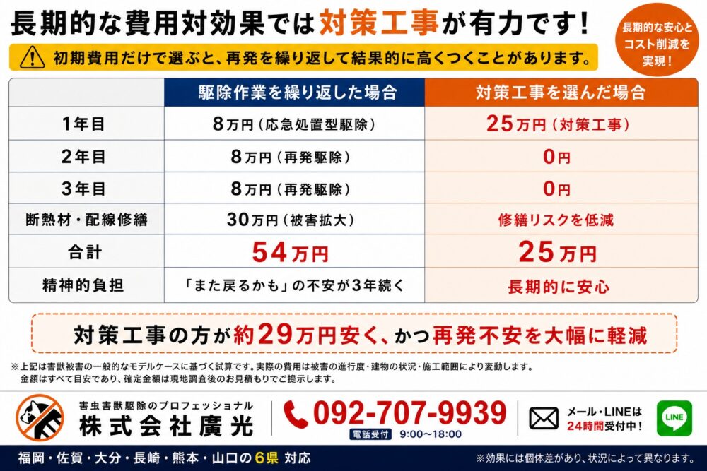 長期コスト比較