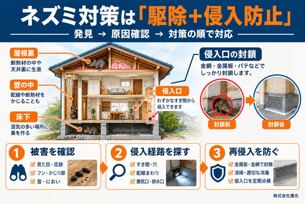 ネズミ駆除完全ガイド！効果的な退治・対策方法を徹底解説【2026年最新】