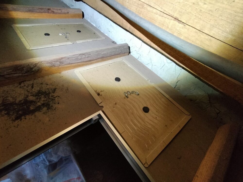 ネズミによる被害　K様邸　駆除実績