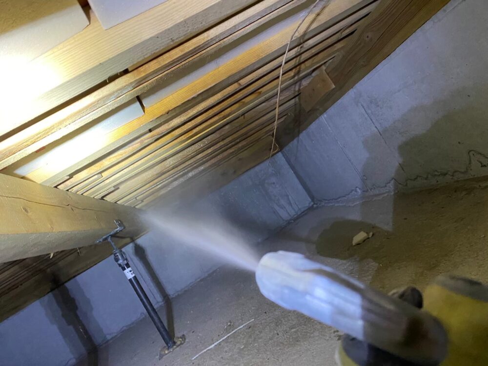 福岡県田川郡糸田町　シロアリ(白蟻）による被害　E様邸　駆除実績