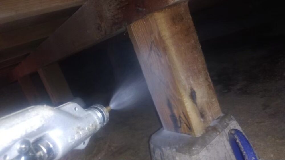 佐賀県鹿島市　シロアリ(白蟻）による被害　W様邸　駆除実績