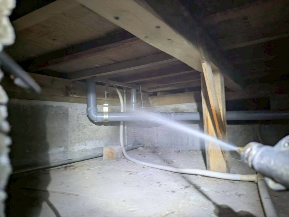 佐賀県武雄市　シロアリ(白蟻）による被害　A様邸　駆除実績