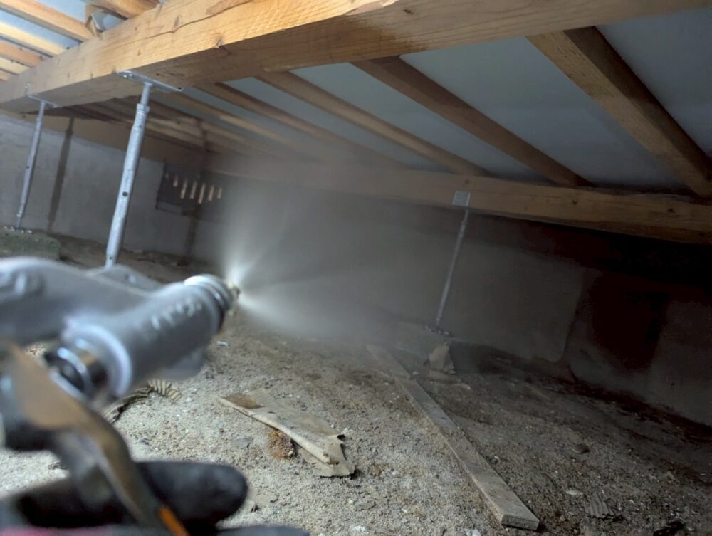 佐賀県小城市　シロアリ(白蟻）による被害　N様邸　駆除実績