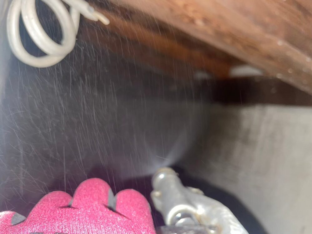 佐賀県嬉野市　シロアリ(白蟻）による被害　U様邸　駆除実績