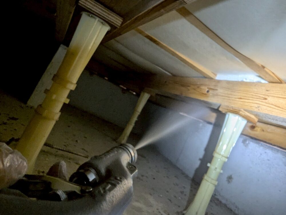 佐賀県佐賀市　シロアリ(白蟻）による被害　K様邸　駆除実績