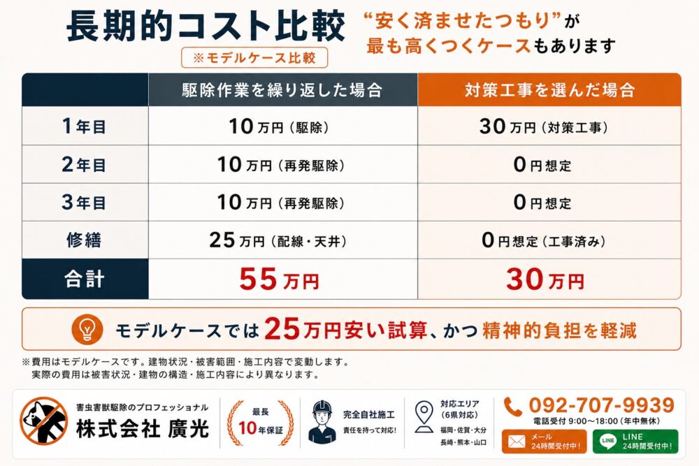 長期的コスト比較